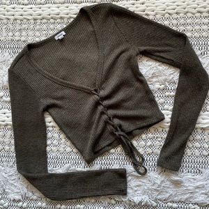 Garage Lace-Up Long Sleeve